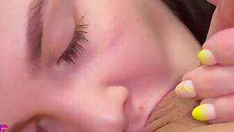close bj blowing nuts