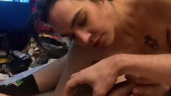 gag jizz filled throat