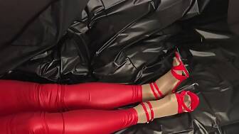 heels nylon
