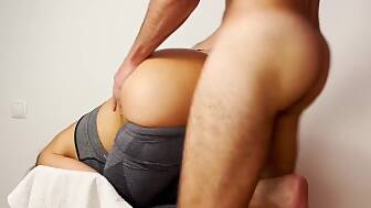 penetrated workout sperm yoga