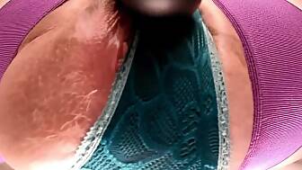 playing ejaculating panties