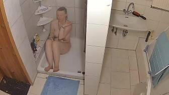 caught shower