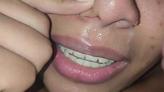 penetrating mouth cum