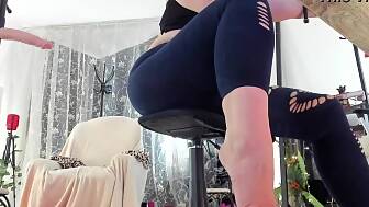 chubby milf jeans leggings