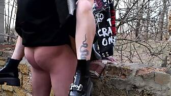 driving outdoor jizz throat