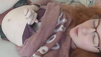 redhaired glasses cums