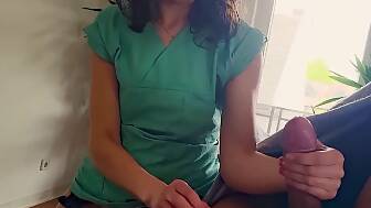 nurse sucks big sperm