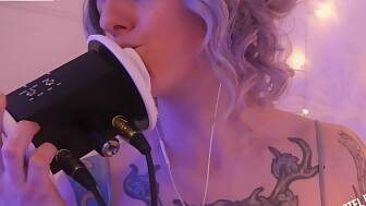asmr eating wet masturbate
