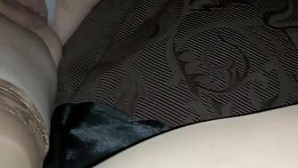 underwear footjob vagina play