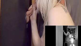 blowing cock gloryhole