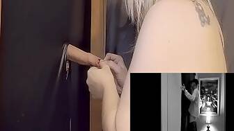 blowing cock gloryhole