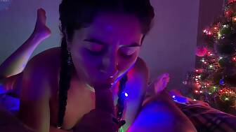stepsister plays pecker suck