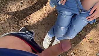 teenager couple fucking outdoors