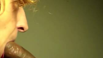 cougar blowjob cum young