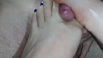 mistress footjob