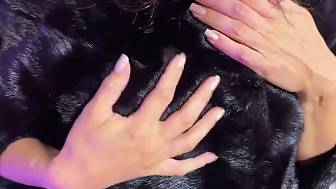 blackhaired pantyhose jerks twat