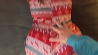 redhead stockings rides cock