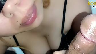 wife licks penis lollipop