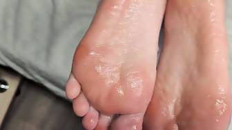 big cum feet