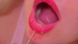 close suck oral creampie