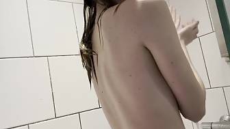 penetrating dildo shower