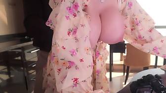 huge breasts drop