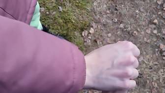 outdoor hand nature woods
