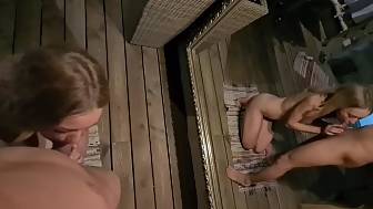blonde wifes licks nut