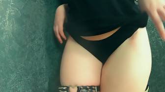 goth teases thick fat