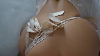 wedding dress herself
