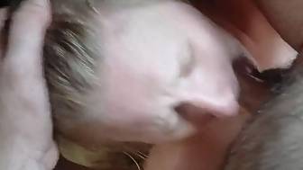 deep throating sucking cum