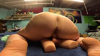 blowing riding big toy