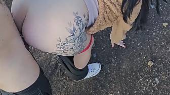 wife banged backside