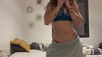 student striptease