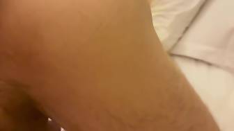 sucks anilingus rectal shower